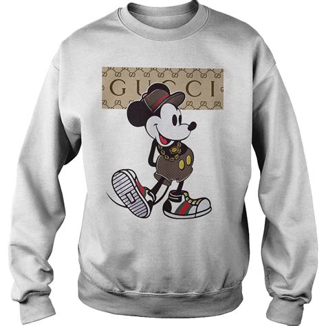 gucci mickey mouse shirt womens|Mickey Mouse Gucci hoodie.